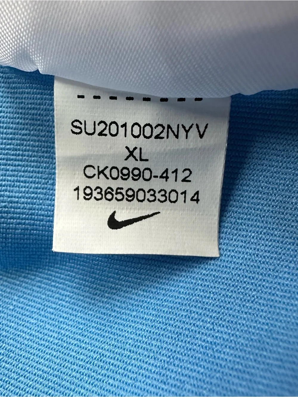 Nike DriFit Golf Polo Shirt Youth Boys XL Blue Tie Dye Casual Short Sleeve A233
